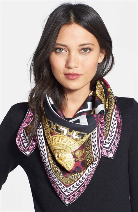 foulards versace|Versace designer scarf.